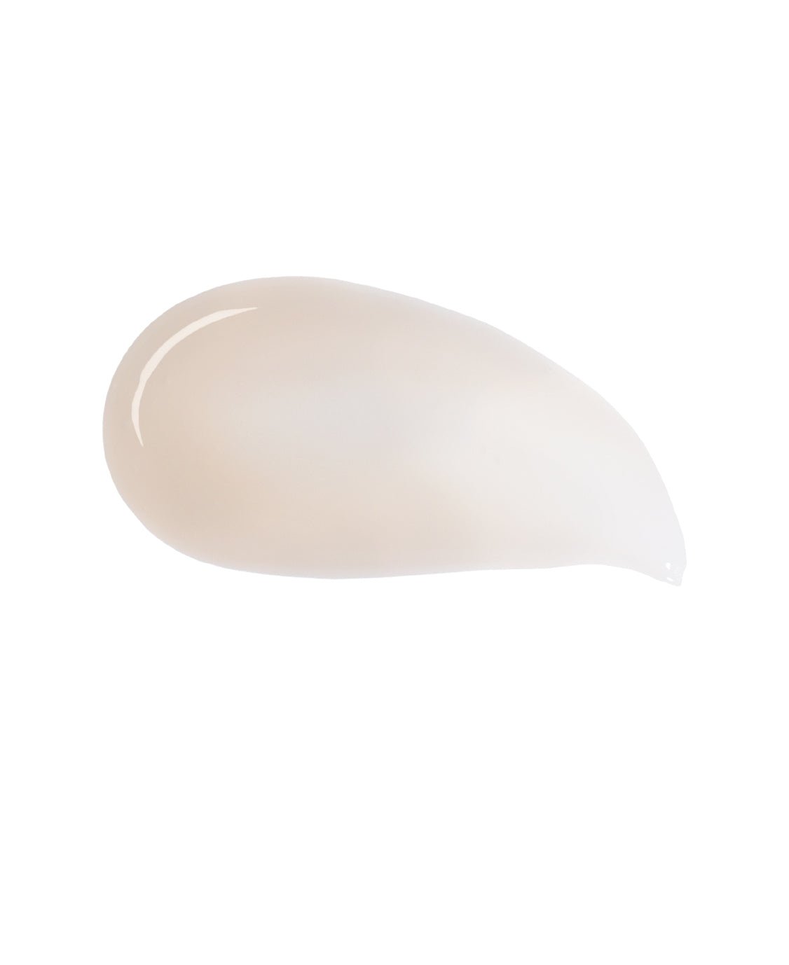 White product gel on a white background