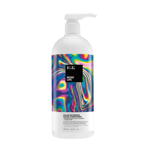 Color Extending Gloss Conditioner bottle with rainbow holographic design.